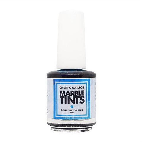 Cheri Marble Tints - Aquamarine Blue