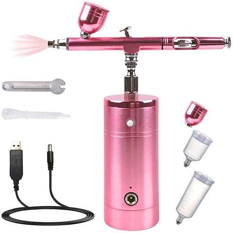 Airbrush, Rechargeable Cordless Airbrush with Compressor Kit