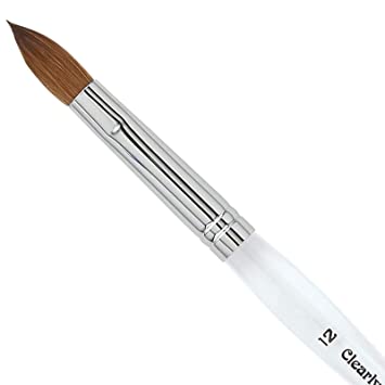 AmericaNails - Oval Kolinsky Acrylic Brush #12 (Pressed)