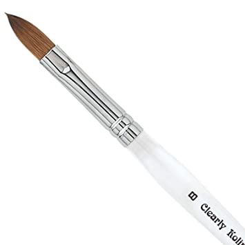 AmericaNails - Oval Kolinsky Acrylic Brush #8 (Pressed)