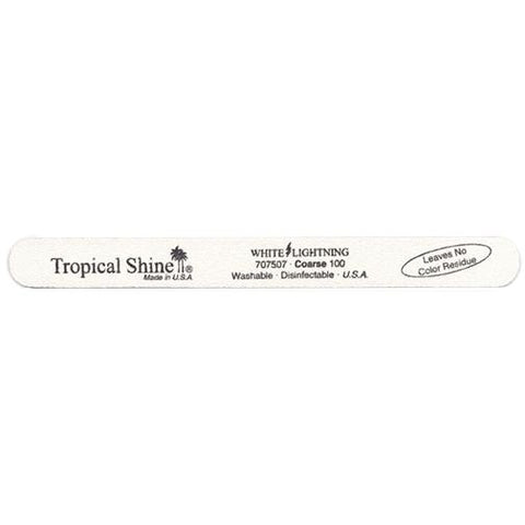 Tropical Shine Files - #707507 White Lightening File - 100/100 Grit
