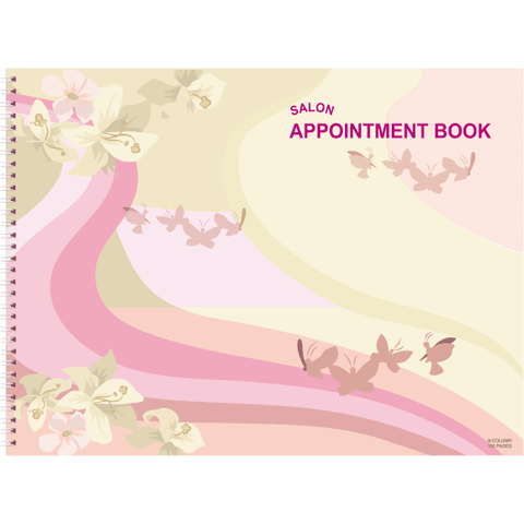 Berkeley Salon Appointment Book 8-Column 150-Pages