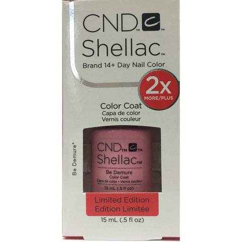 CND Shellac Half Ounce - 214 Be Demure(Discontinued)