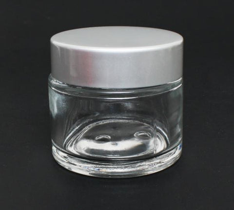 Ultra Clear Glass Jar with Aluminum Cap | 1.3oz