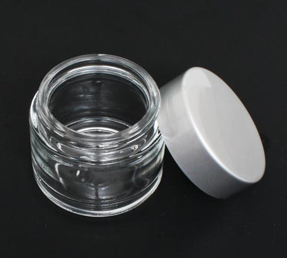 Ultra Clear Glass Jar with Aluminum Cap | 1.3oz