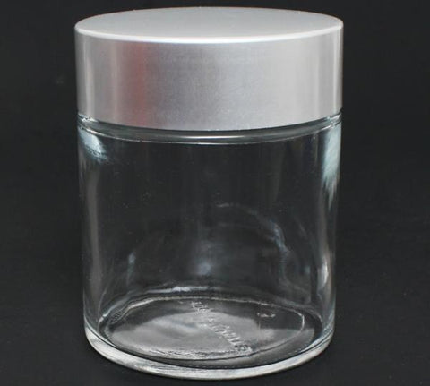 Ultra Clear Glass Jar with Aluminum Cap | 3.3oz (100ml)