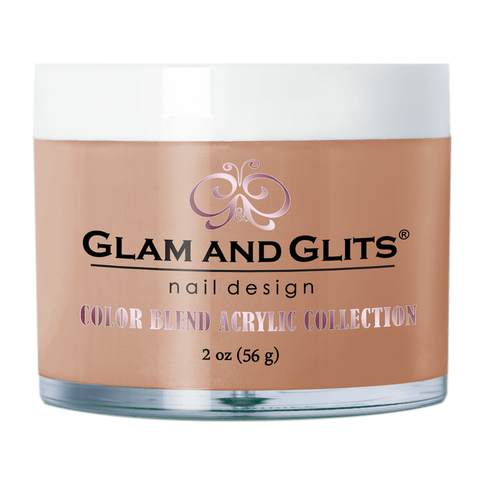 Glam And Glits - Color Blend Acrylic Powder - BL3050 Cover Chestnut 2oz