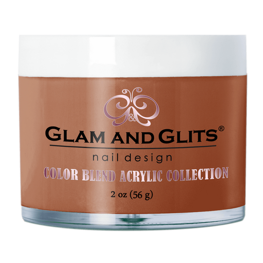 Glam And Glits - Color Blend Acrylic Powder - BL3081 Hot Fudge 2oz