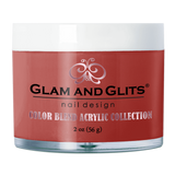 Glam And Glits - Color Blend Acrylic Powder - BL3086 Wine And Dine 2oz