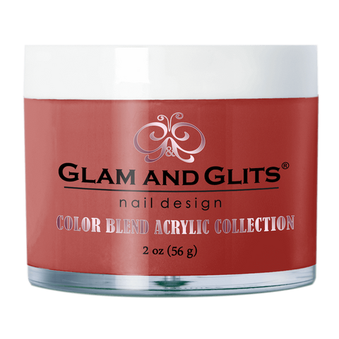 Glam And Glits - Color Blend Acrylic Powder - BL3086 Wine And Dine 2oz
