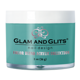 Glam And Glits - Color Blend Acrylic Powder - BL3112 Teal I'm Blue 2oz