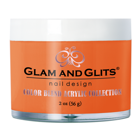Glam And Glits - Color Blend Acrylic Powder - BL3118 Mango Tango 2oz