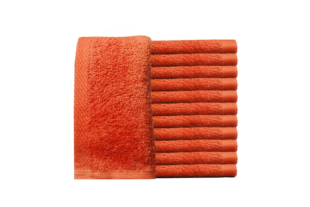 Protex - Salon Towels: Coral Orange 16” x 29”(12pc)