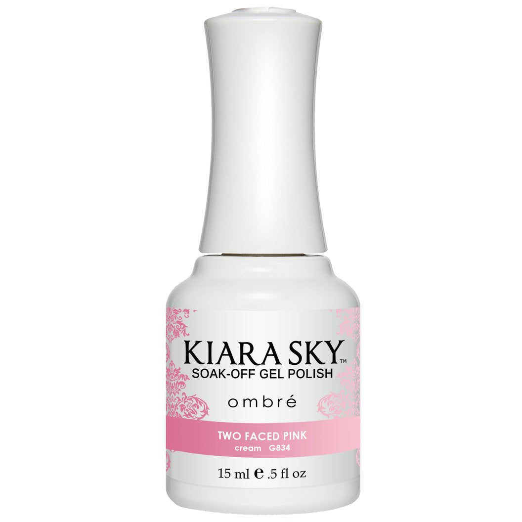 Kiara Sky Ombre' (MOOD) - 834 Two Faced Pink (Gel)(Limited)