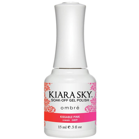 Kiara Sky Ombre' (MOOD) - 839 Kissable Pink (Gel)