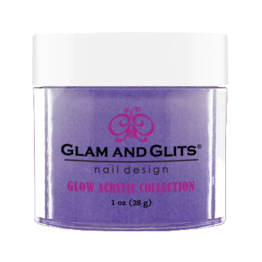 Glam And Glits - Glow Acrylic Powder - GL2023 Ultra Violet 1oz (Limited)