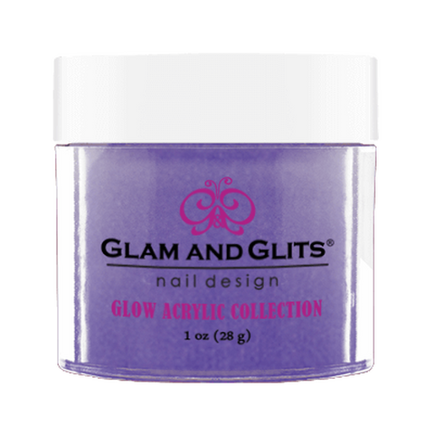 Glam And Glits - Glow Acrylic Powder - GL2023 Ultra Violet 1oz