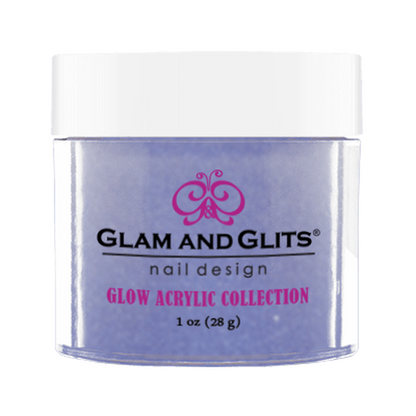 Glam And Glits - Glow Acrylic Powder - GL2039 Lighting Blue 1oz (Limited)