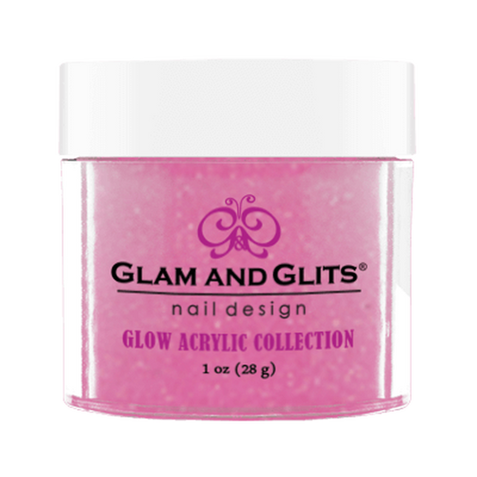 Glam And Glits - Glow Acrylic Powder - GL2043 Love Me Tinder 1oz (Limited)