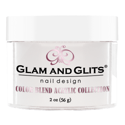 Glam And Glits - Color Blend Acrylic Powder - BL3001 Milky White 2oz