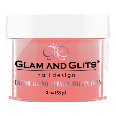 Glam And Glits - Color Blend Acrylic Powder - BL3022 Peach Please 2oz