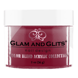 Glam And Glits - Color Blend Acrylic Powder - BL3041 Berry Special 2oz