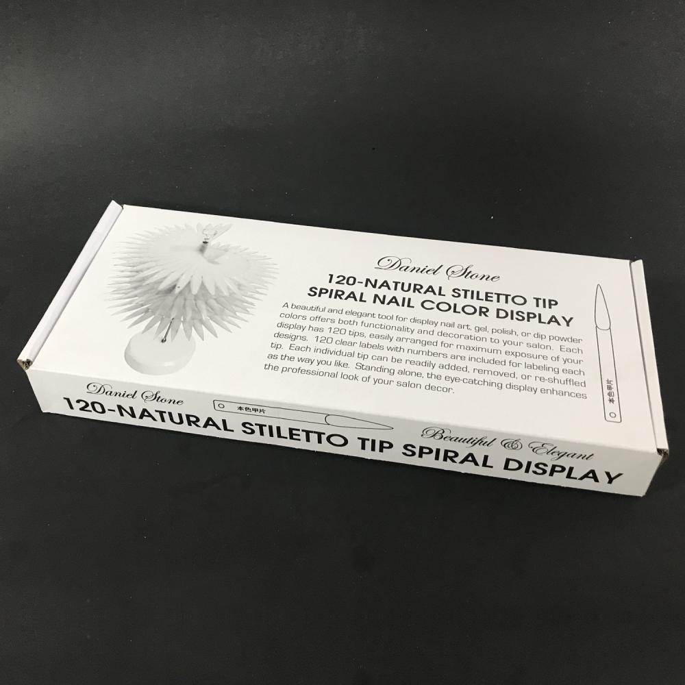 Spiral Color Swatches Display - Stiletto 120pc