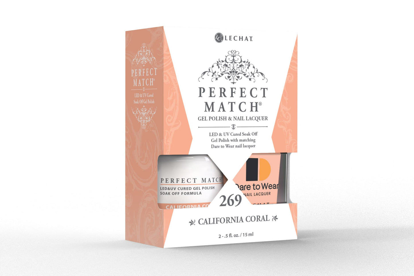 Lechat - Perfect Match - #269 California Coral .5oz(Duo)(Limited)