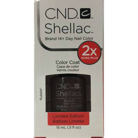 CND - Shellac Half Ounce - 144 Rubble(Discontinued)