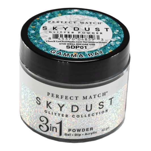Lechat - SkyDust Glitter Powder - SDP01 Gamma Ray 1.5 oz (Limited)