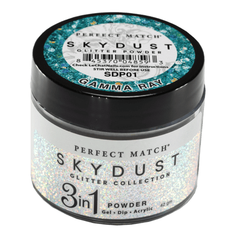 Lechat - SkyDust Glitter Powder - SDP01 Gamma Ray 1.5 oz
