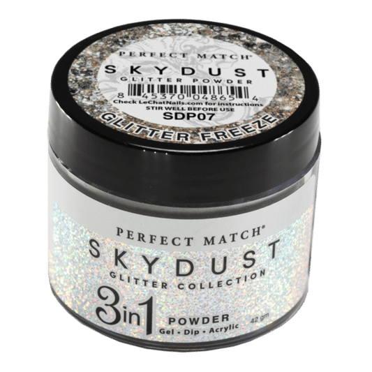 Lechat - SkyDust Glitter Powder - SDP07 Glitter Freeze 1.5 oz (Limited)