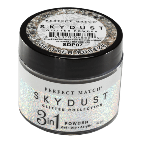 Lechat - SkyDust Glitter Powder - SDP07 Glitter Freeze 1.5 oz