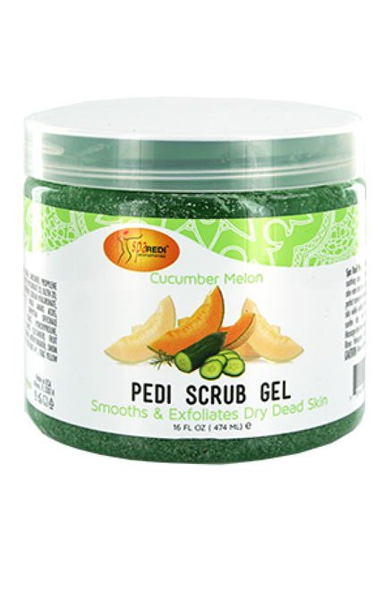 Spa Redi - Scrub Gel - Cucumber & Melon  16oz