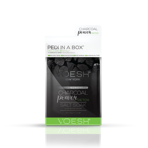 Voesh Pedi in a Box 4-in-1 - CHARCOAL POWER DETOX (Discontinued)