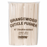 Berkeley - Orange Wood Sticks Cuticle Pusher 100pc