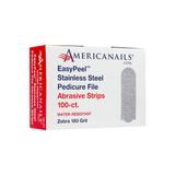AmericaNails - EasyPeel Pedicure Abrasive Strip | Zebra 180 Grit 100ct