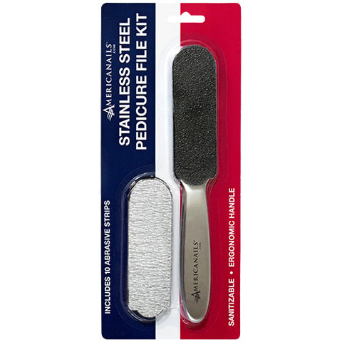 AmericaNails - EasyPeel Stainless Steel Pedicure File Kit