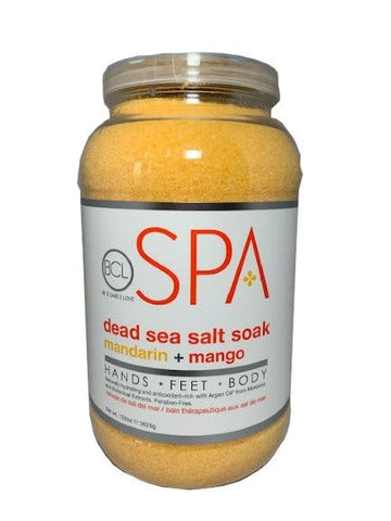 BCL Spa - Mandarin + Mango - Dead Sea Salt Soak 128oz
