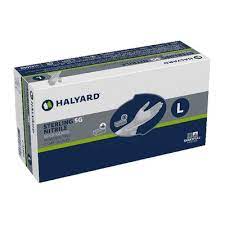 Halyard - Grey Nitrile Gloves 250pc - Large