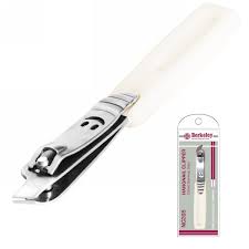Berkeley - Stainless Steel Hang Nail Clipper With Ivory Handle