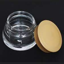 Clear Glass Jar with Gold Cap | 50ml