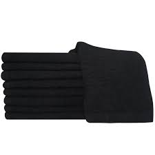 Partex - Salon Towels - Bleach Guard Legacy : Black 16” x 29"(9pc)