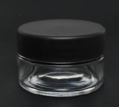 Ultra Clear Glass Jar with Black Cap | 80ml