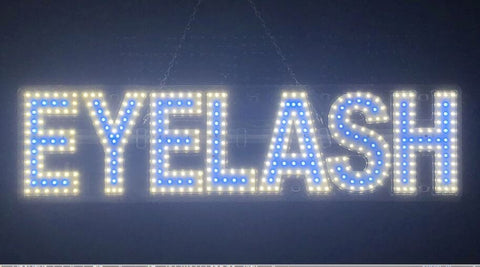 EPL - "Eyelash" LED Hanging Sign