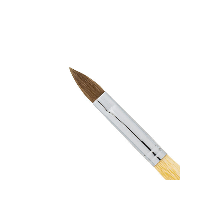 AmericaNails - Faux Kolinsky Acrylic Brush Oval #10 (Synthetic)(Pressed)