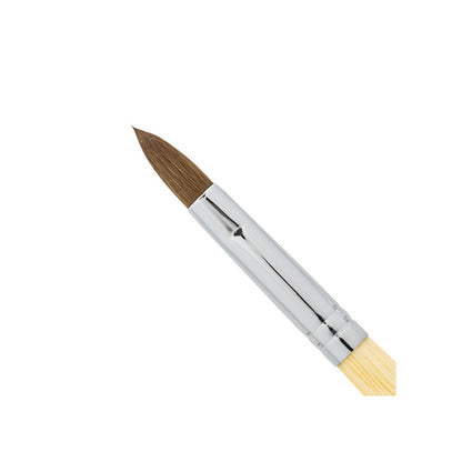 AmericaNails - Faux Kolinsky Acrylic Brush Oval #12 (Synthetic)(Pressed)