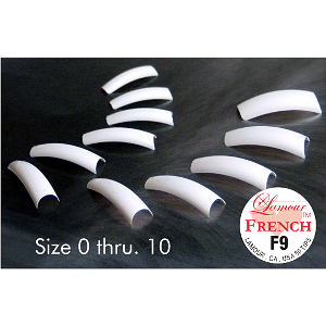 Lamour - French Cover French White Tips 50pc (Half-Moon)