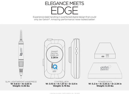 Gelish - Go File IQ Smart Hybrid Electric File (25,000 RPM)