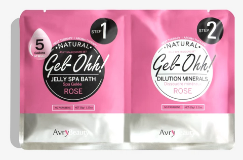 Avry Beauty Jelly Spa Bath - Rose